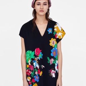 Zara floral dress